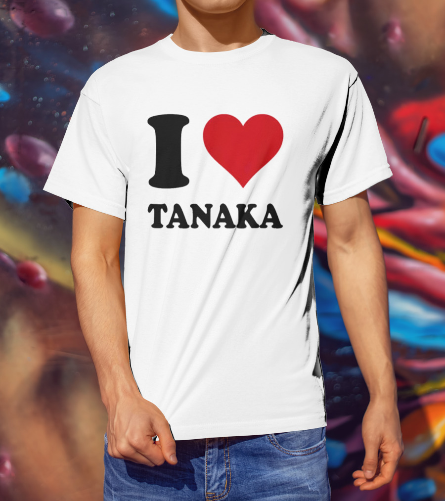 I Love Tanaka Ao Tanaka Leeds United FC T-Shirt