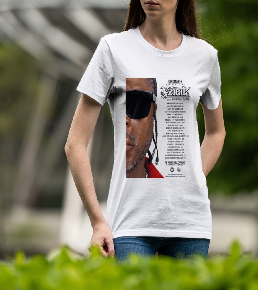 XZIBIT EU Tour 2026 Event Details Featuring Live Performances T-Shirt