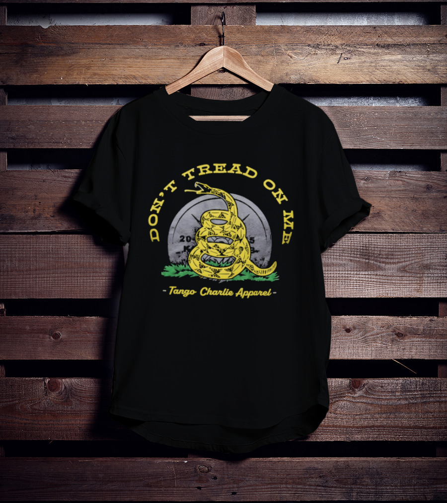 Don't Tread On Me Tombstone Snake Tango Charlie T-Shirt