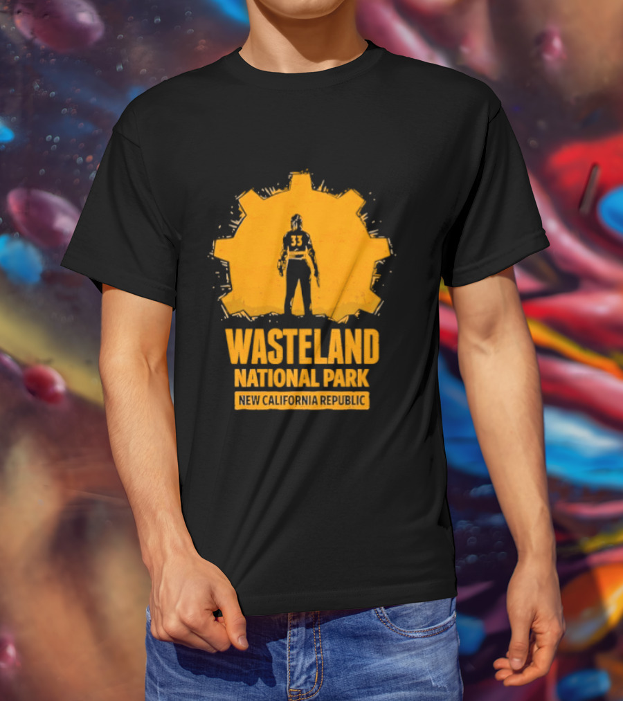 Player 33 Wasteland National Park New California Republic T-Shirt