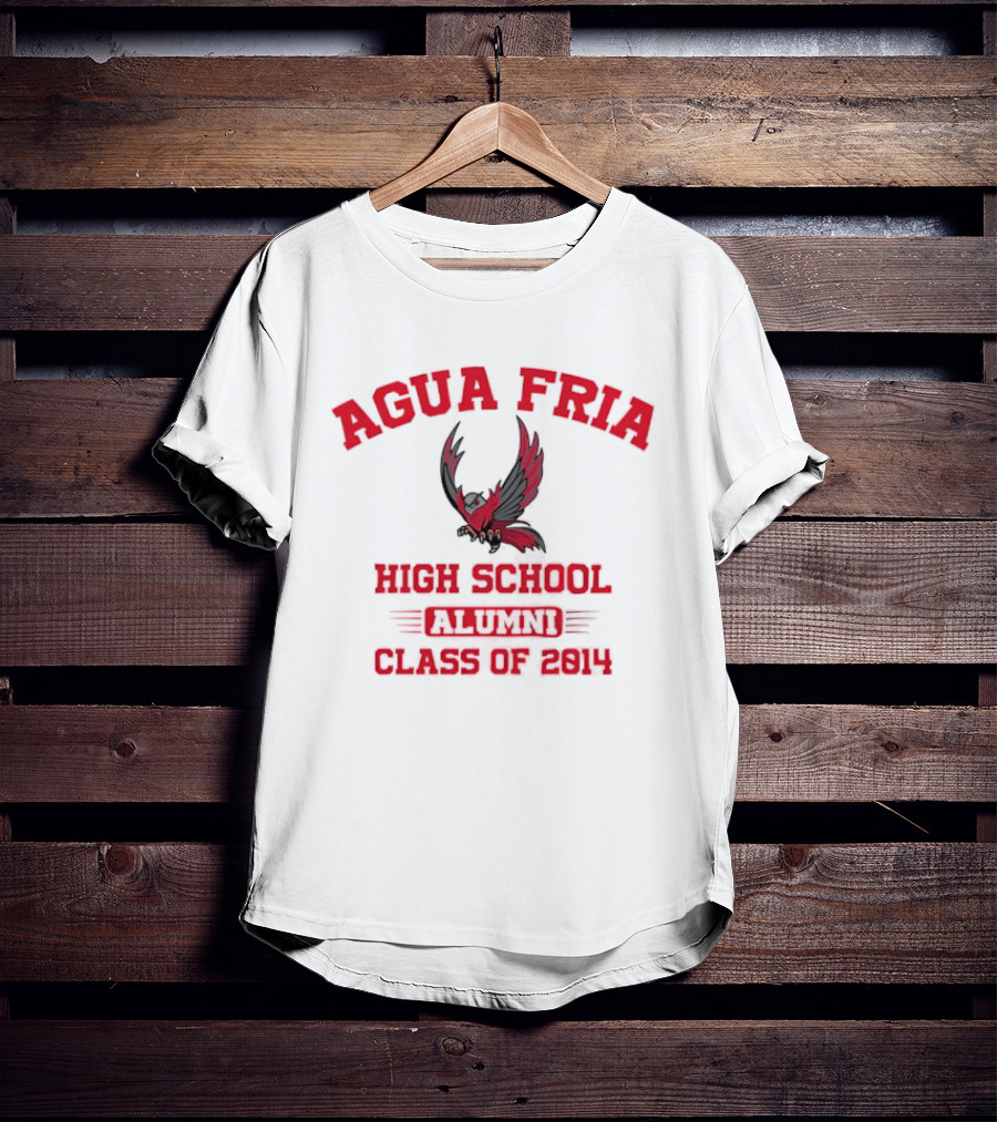 Agua Fria High School Alumni Class Of 2014 Falcon T-Shirt