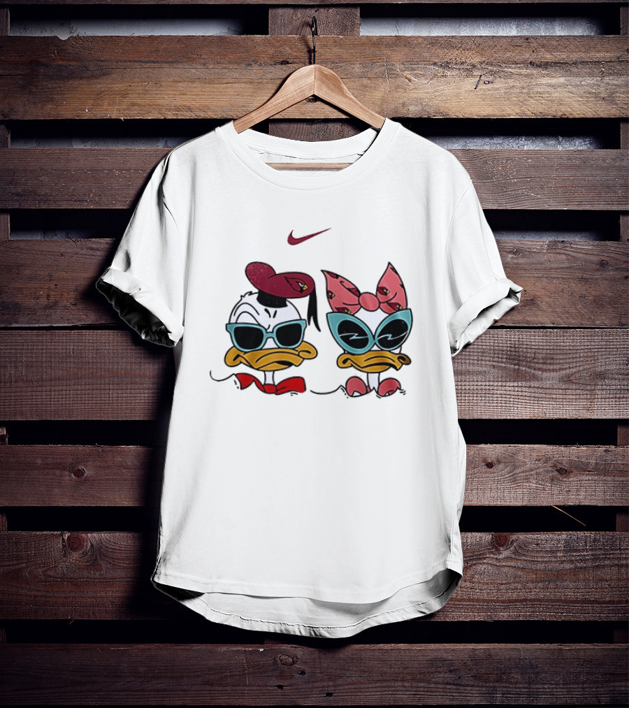 Arizona Cardinals Donald Daisy Duck Nike Collaboration T-Shirt