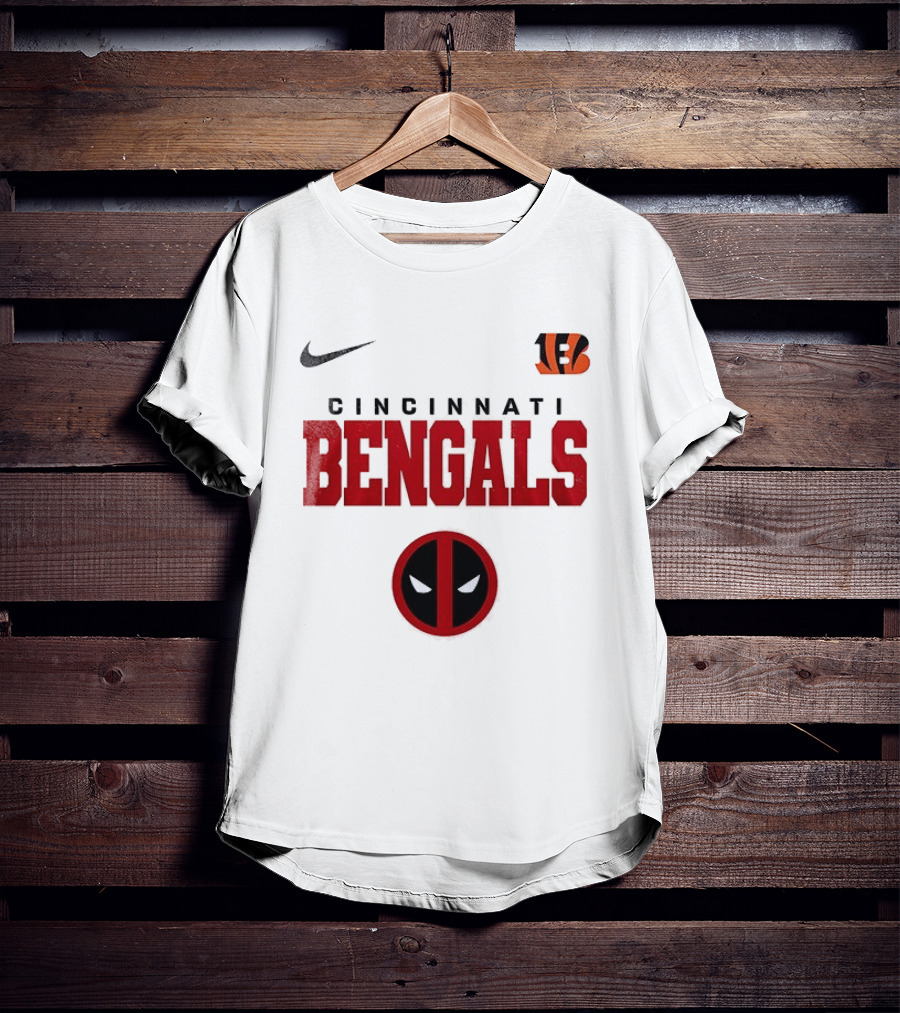 Nike Cincinnati Bengals Deadpool Icon Collaboration T-Shirt