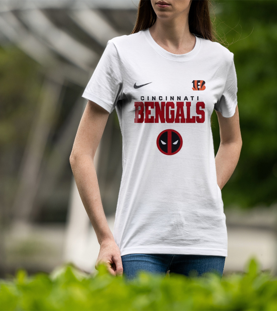 Nike Cincinnati Bengals Deadpool Icon Collaboration T-Shirt