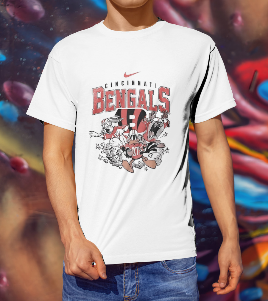 Cincinnati Bengals Looney Tunes Nike Collaboration T-Shirt