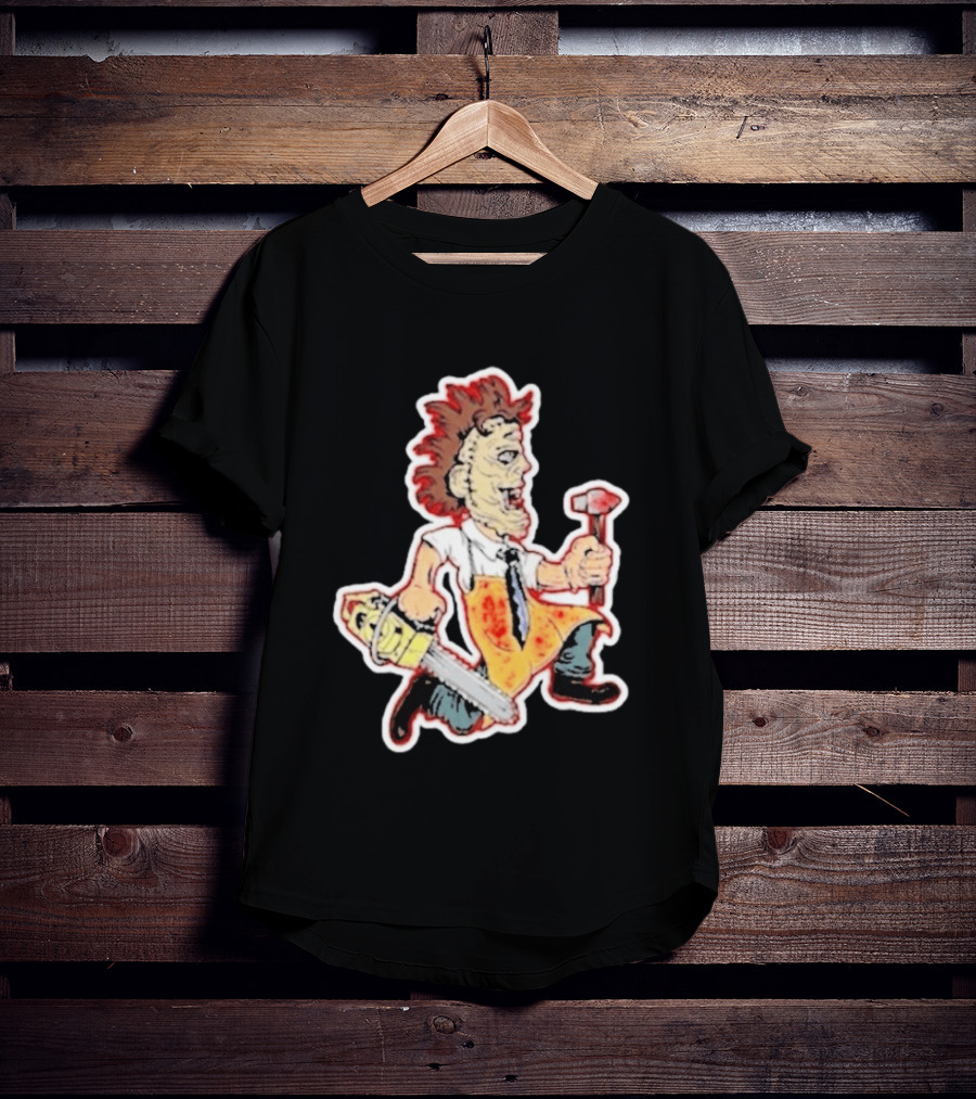 Insane Clown Posse X Leatherface Chainsaw Character Collaboration T-Shirt