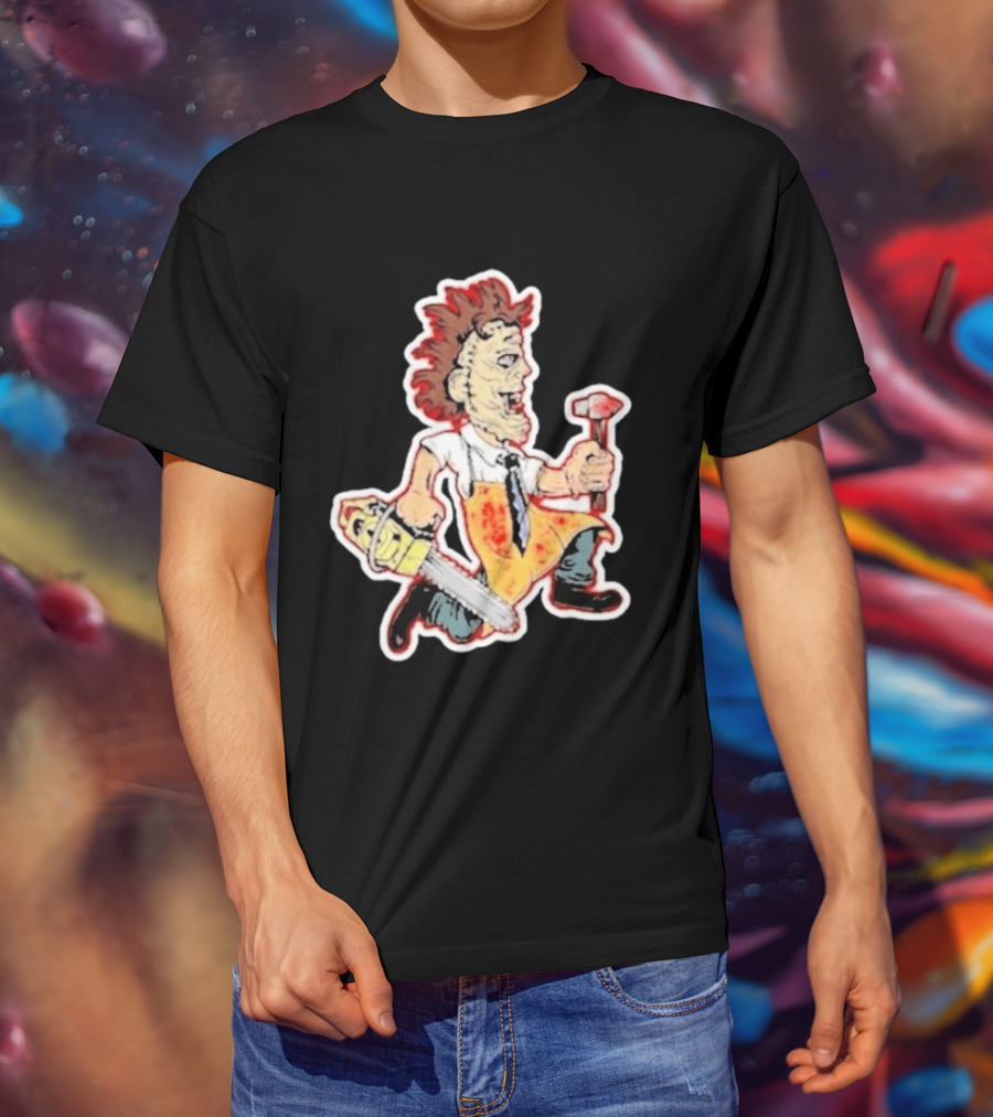 Insane Clown Posse X Leatherface Chainsaw Character Collaboration T-Shirt