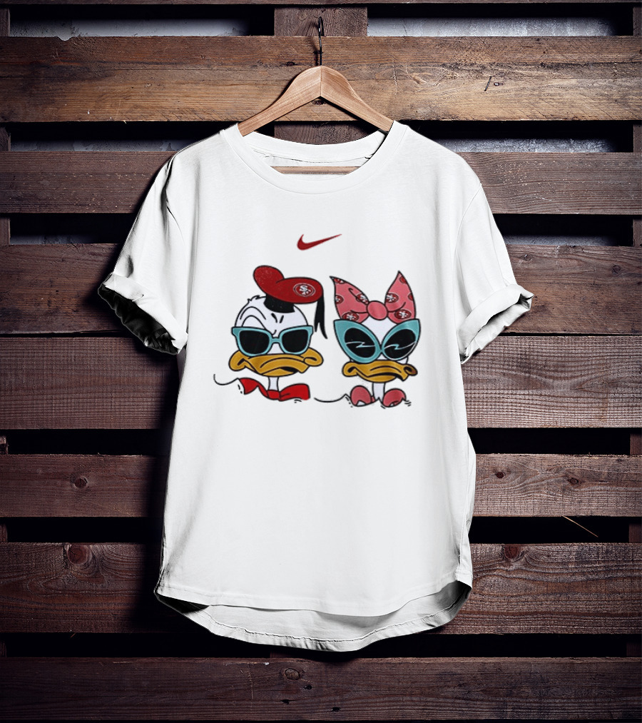 Nike San Francisco 49ers Donald Daisy Duck Collaboration T-Shirt