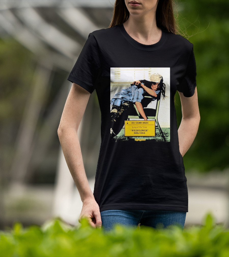 2026 Grammy Awards Song Of The Year Wildflower Billie Eilish Rolling Stone T-Shirt