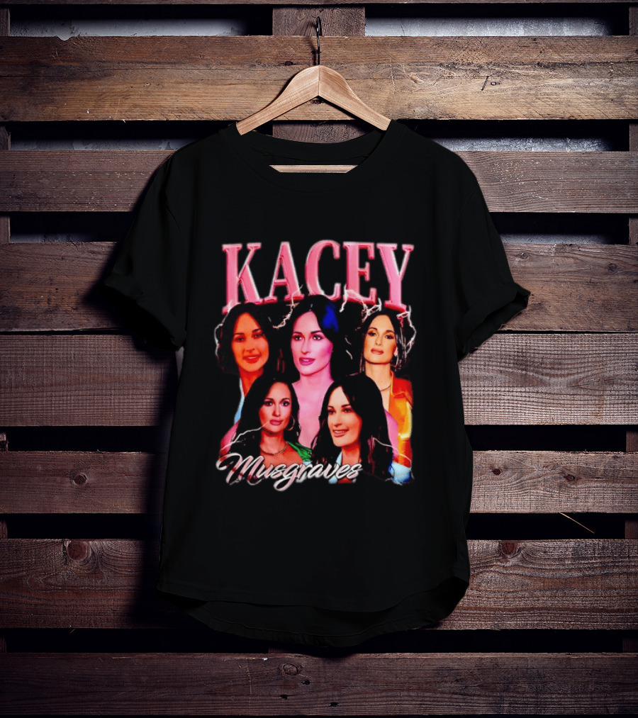 Kacey Musgraves Lightning Bold Portrait Collage T-Shirt