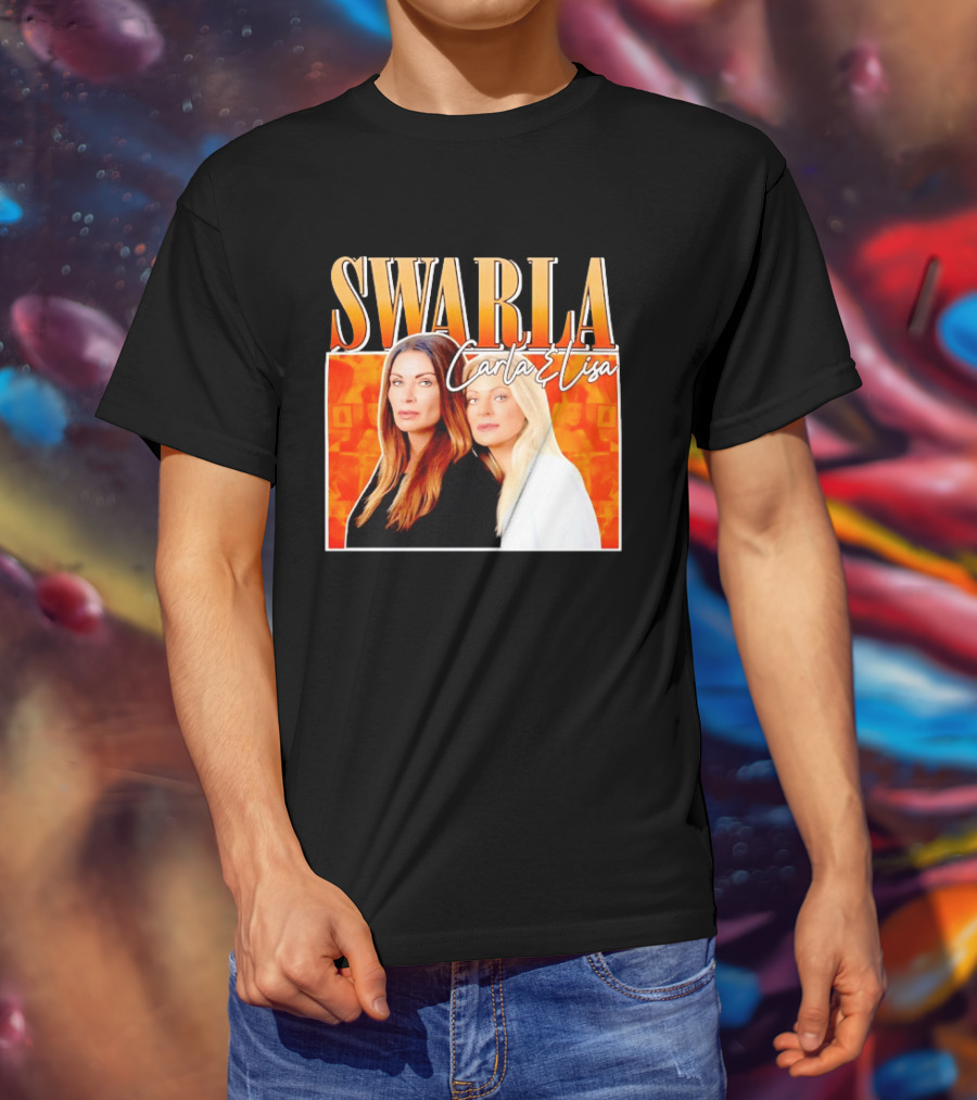Swarla Carla And Lisa Iconic Orange T-Shirt