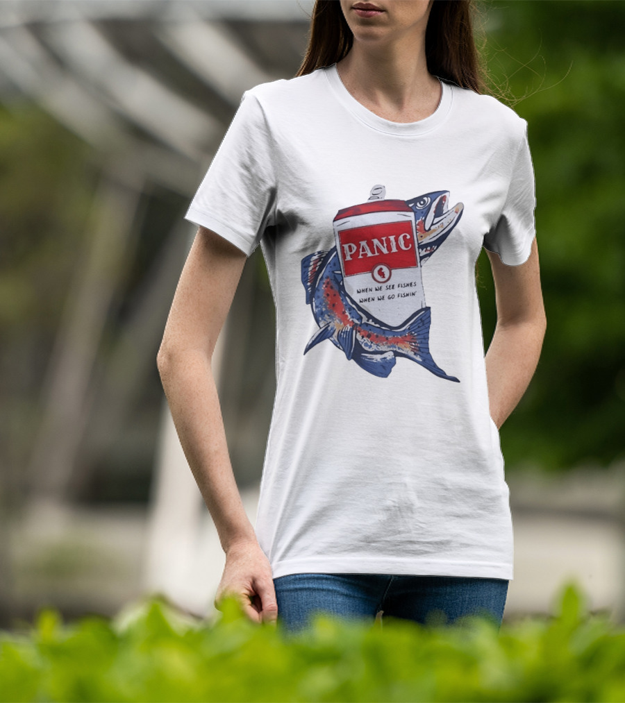 Widespread Panic When We See Fishes Go Fishin' WSMFP Fishing Lot T-Shirt