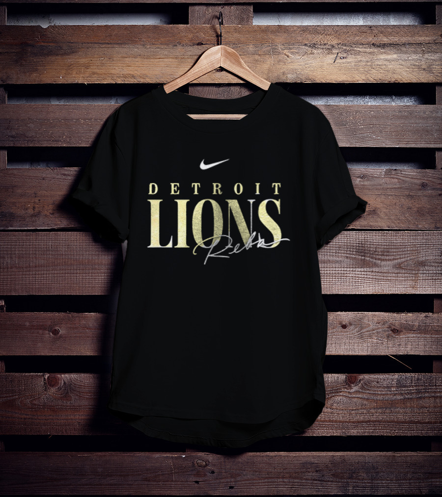 Detroit Lions Reba Nike The Queen The Myth The Legend T-Shirt
