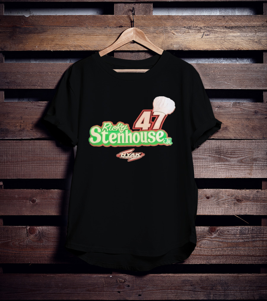 Ricky Stenhouse Jr 47 Hyak Motorsports Chef Hat T-Shirt