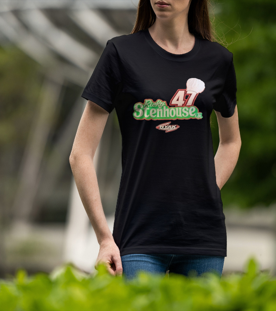 Ricky Stenhouse Jr 47 Hyak Motorsports Chef Hat T-Shirt