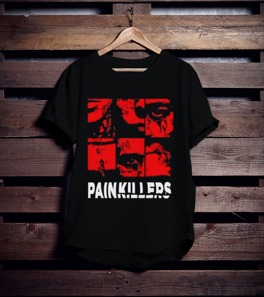 Yzo And Ptk Painkillers Eye Red Faces T-Shirt