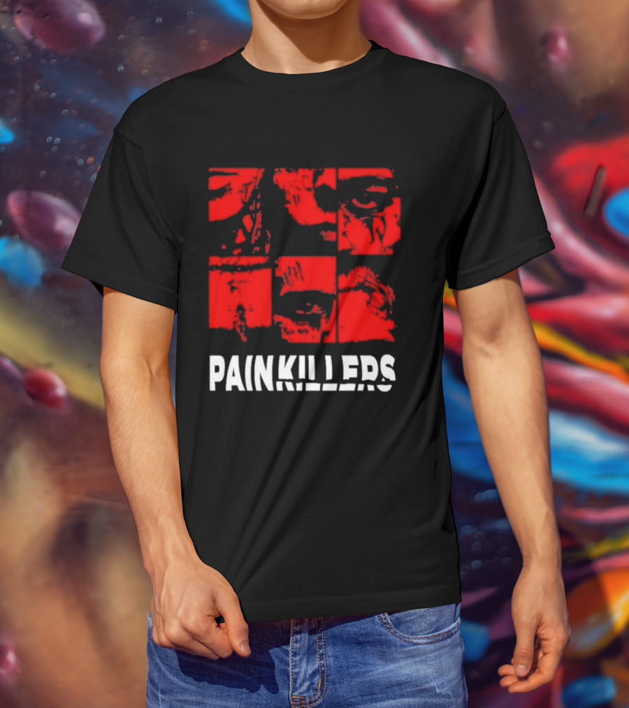 Yzo And Ptk Painkillers Eye Red Faces T-Shirt