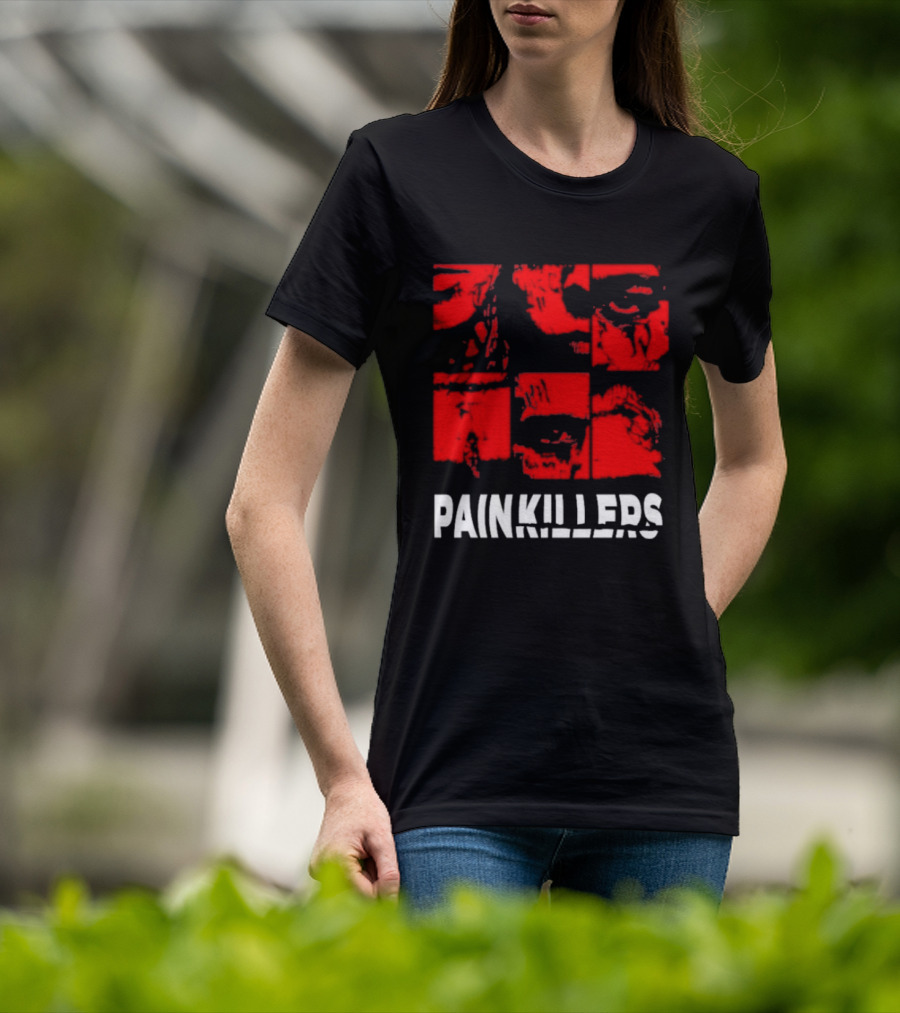 Yzo And Ptk Painkillers Eye Red Faces T-Shirt
