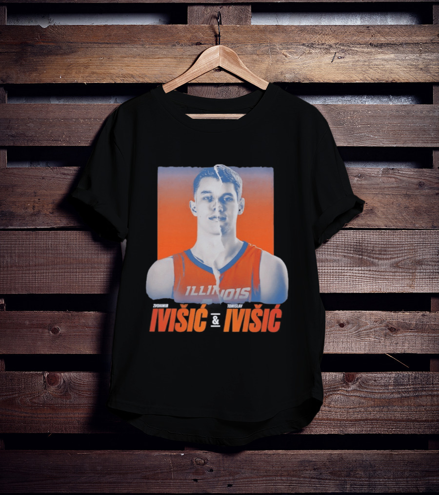 Illinois Fighting Illini Ivisic Basketball T-Shirt