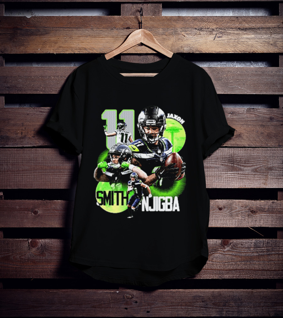 Jaxon Smith Njigba Seahawks Number 11 Football Player T-Shirt
