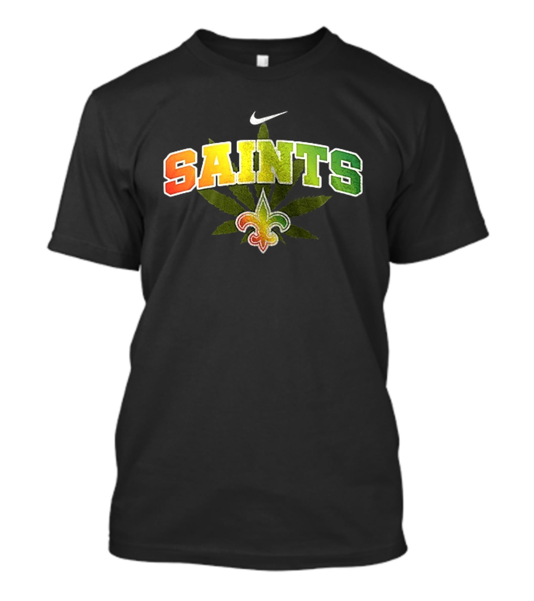 New Orleans Saints Nike One Love Fleur De Lis Leaf T-Shirt