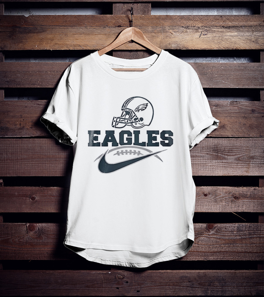 Philadelphia Eagles Football Helmet Nike T-Shirt