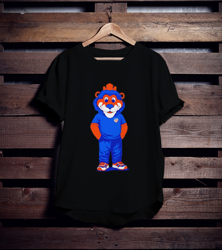 FC Cincinnati Casual Gary Mascot Blue And Orange Outfit T-Shirt