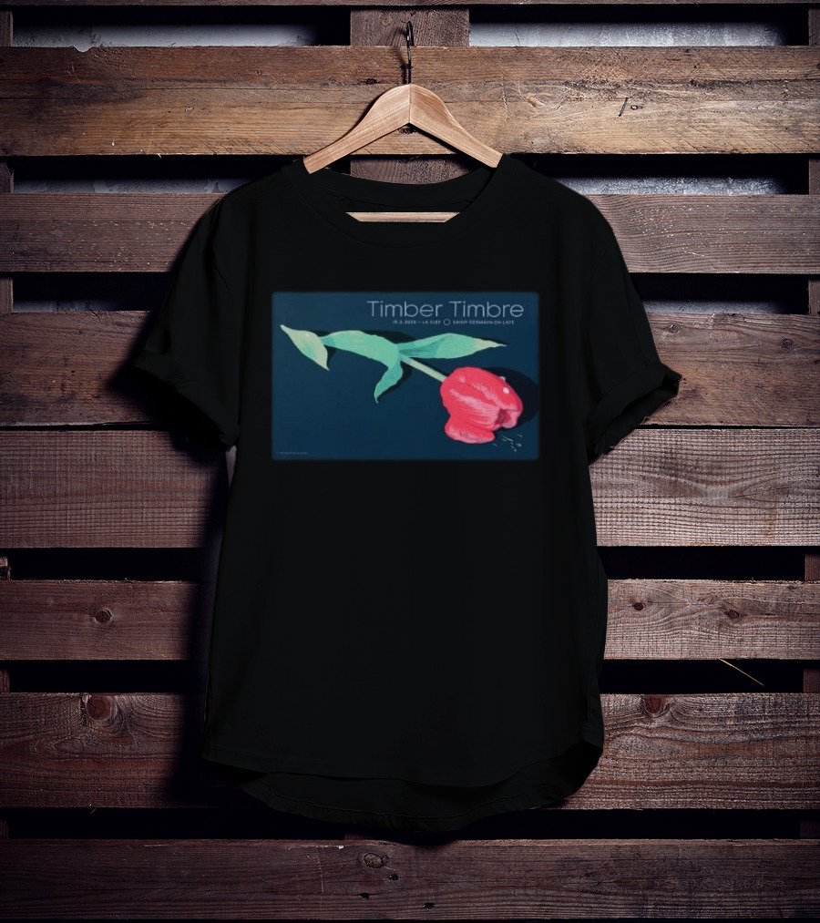 Timber Timbre Tour March 19 2025 La Clef Saint Germain En Laye France Tulip T-Shirt