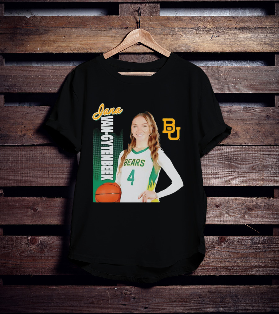 Jana Van Gytenbeek Baylor Bears NCAA Basketball BU T-Shirt