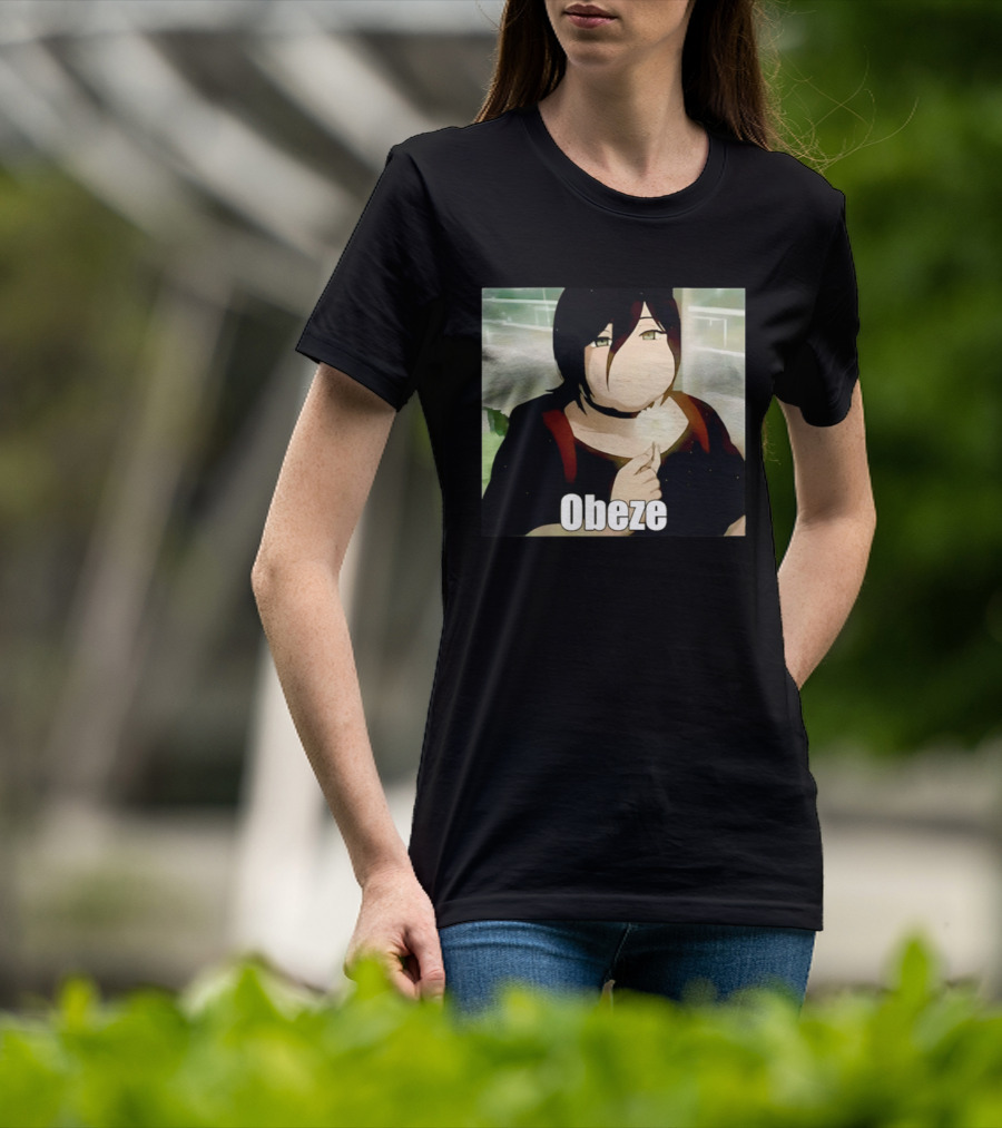 Obese Reze Reze Arc Anime Character Meme T-Shirt