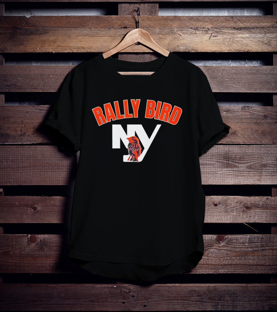Rally Bird NY Islanders Ice Hockey Fan Gear T-Shirt