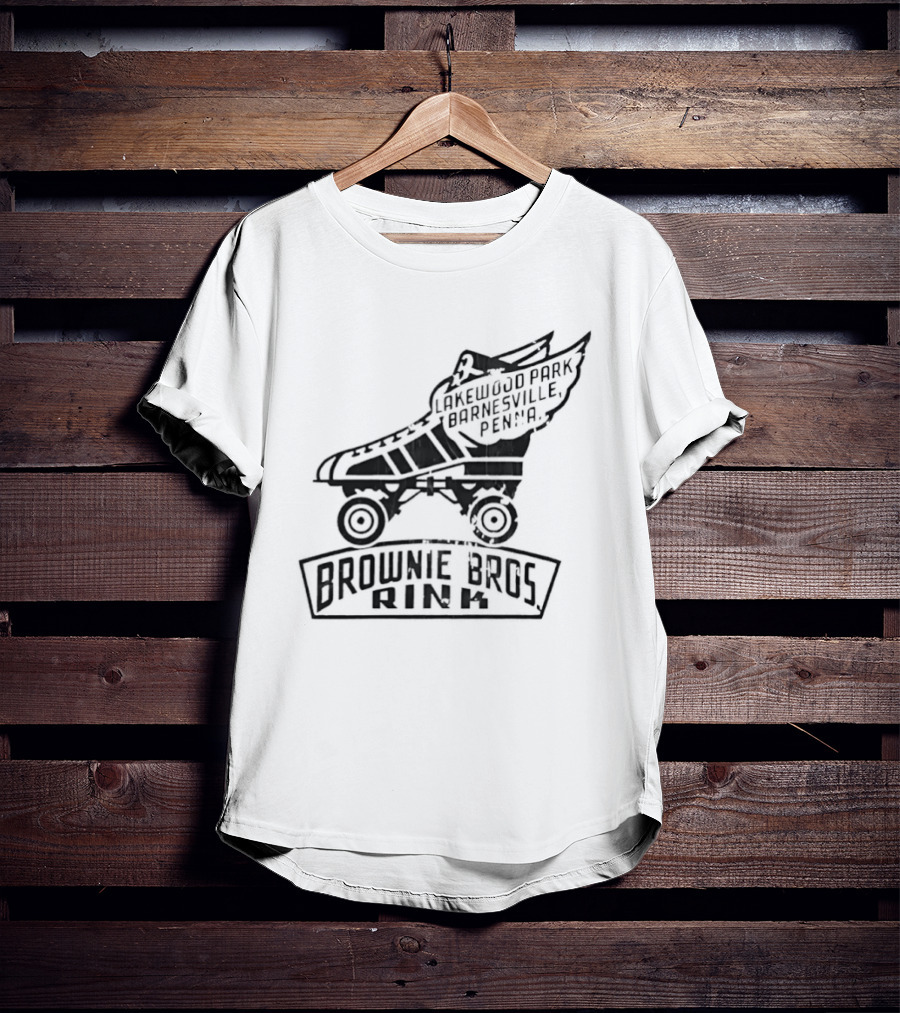 Brownie Bros Rink Lakewood Park Barnesville Pennsylvania Skate Roller T-Shirt