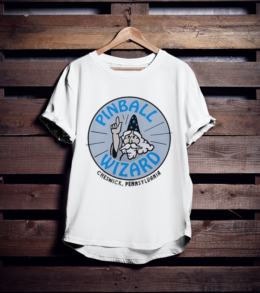 Pinball Wizard Cheswick Pennsylvania Nostalgic Wizard T-Shirt