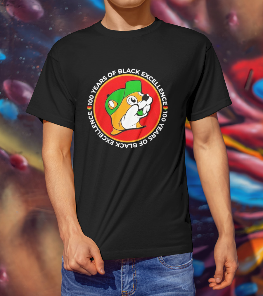 100 Years Of Black Excellence Buc Ee's Anniversary Celebration T-Shirt