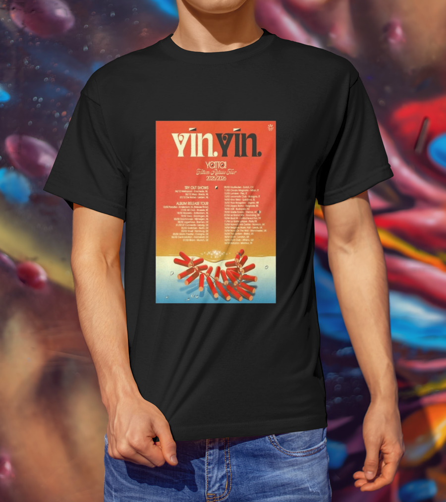 YĪN YĪN Yatta Album Release Tour 2025 2026 Europe And UK Dates T-Shirt