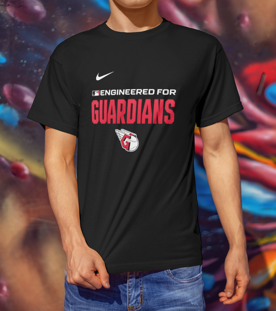 Engineered For Cleveland Guardians Nike MLB Team T-Shirt
