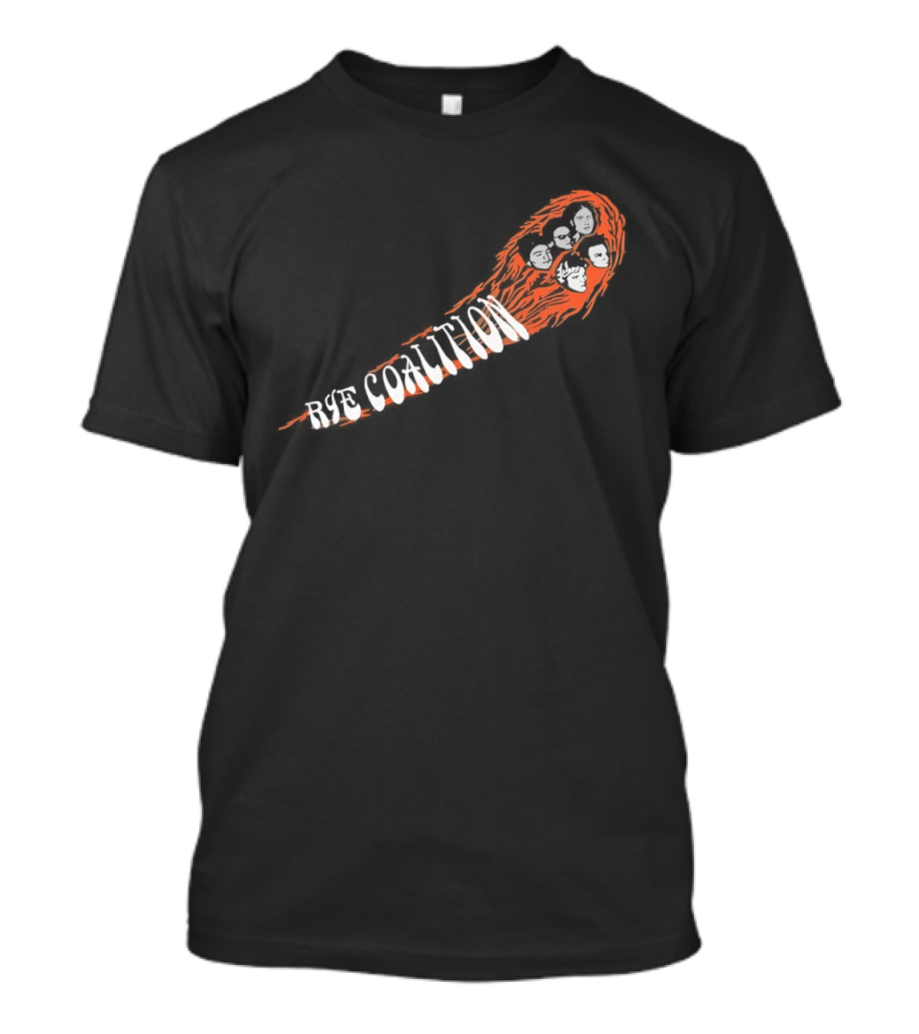 Rye Coalition Fireball Band Faces Comet T-Shirt