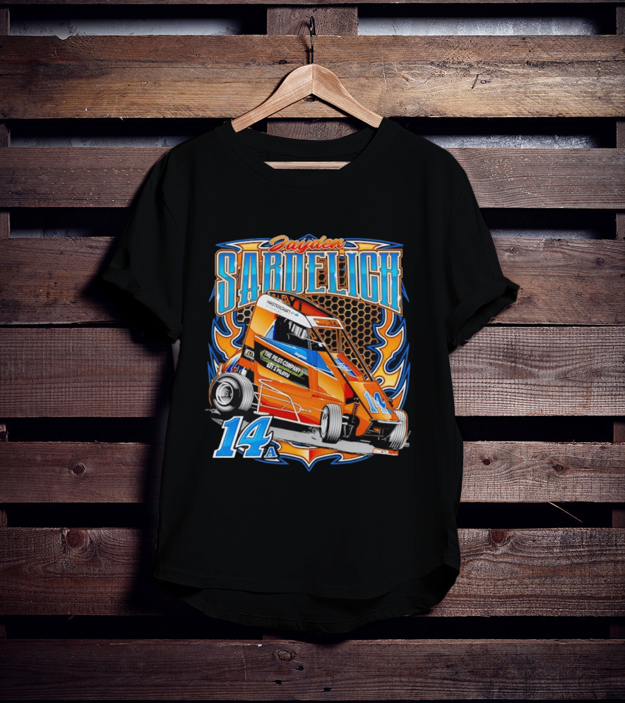 Jayden Sardelich The Pilot Company Mastercraft 14A Racing Sprint Car T-Shirt