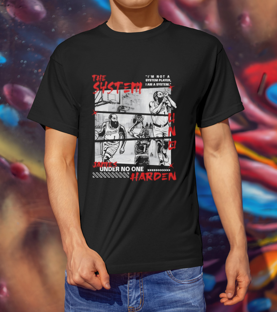 Los Angeles Clippers The System James Harden Under No One UNO T-Shirt