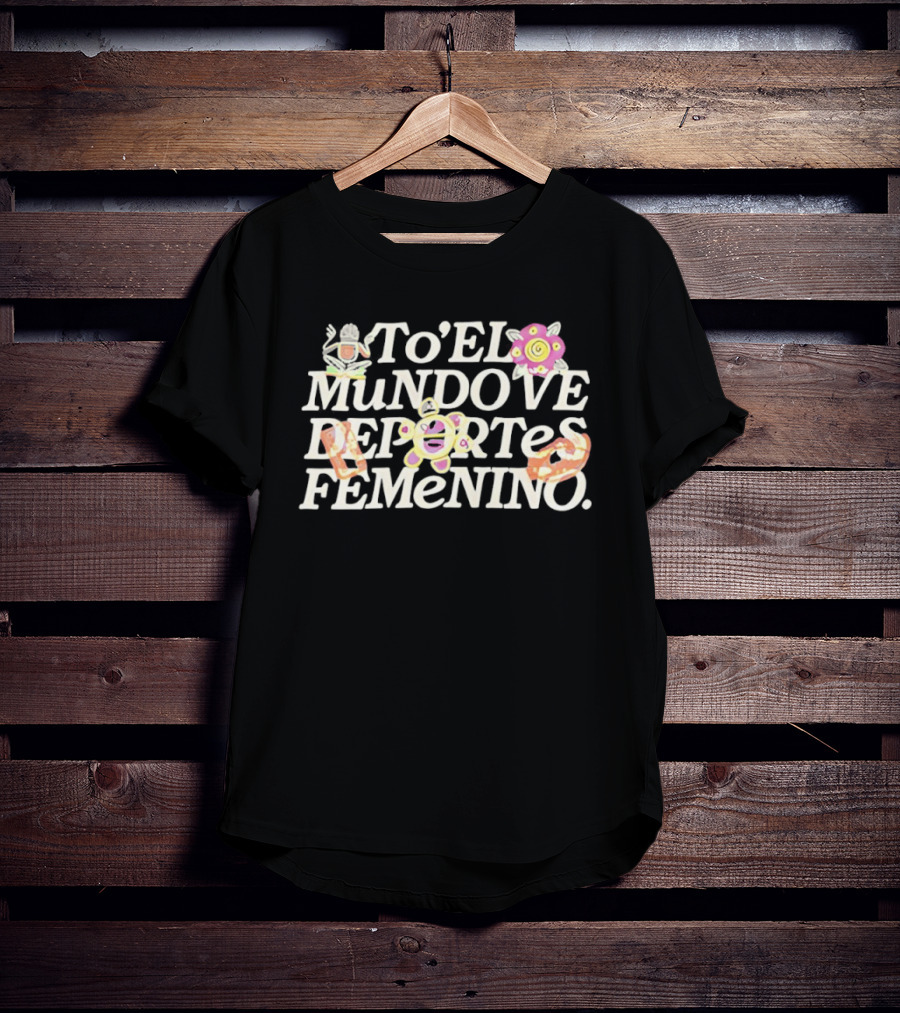 To El Mundo Deportes Femenino Pastel Floral T-Shirt