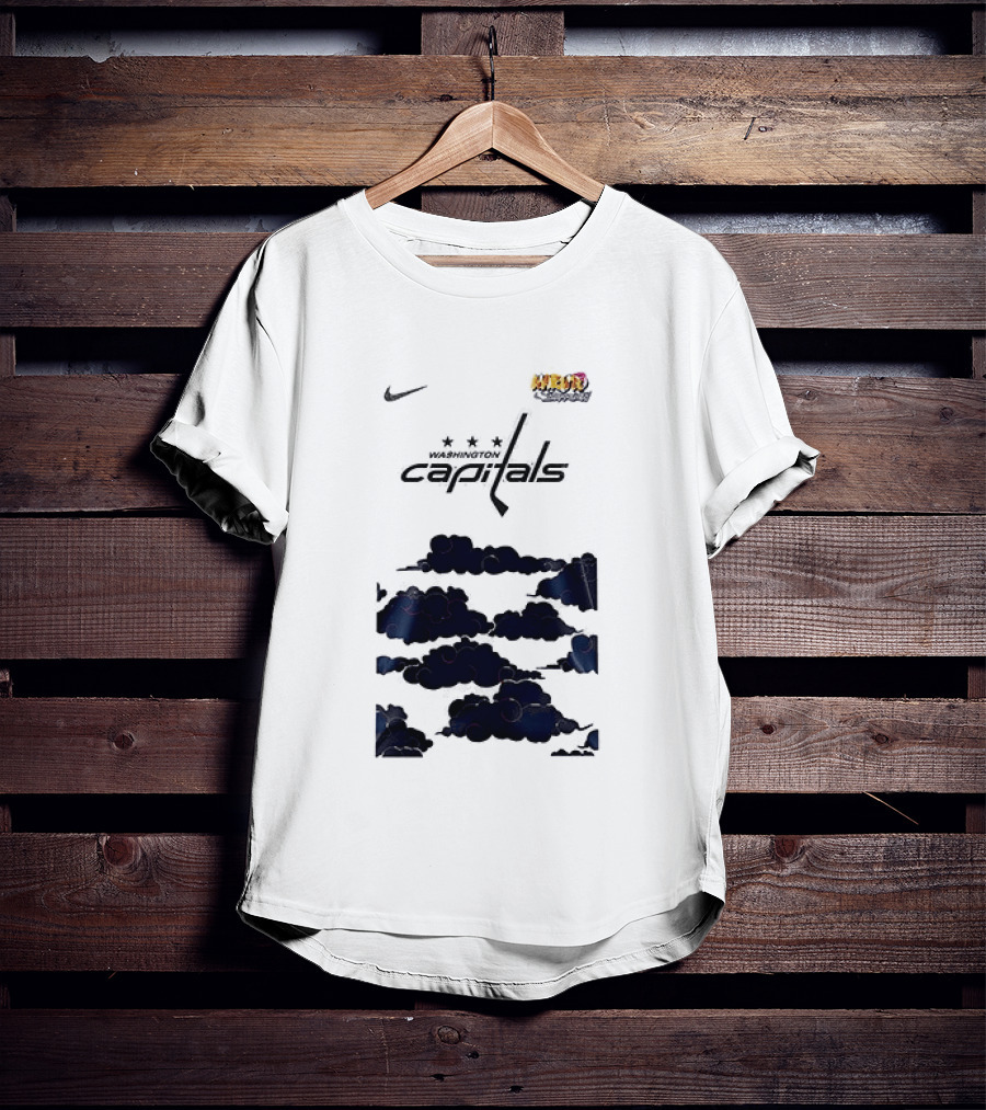 Nike Washington Capitals X Naruto Shippuden Collaboration T-Shirt