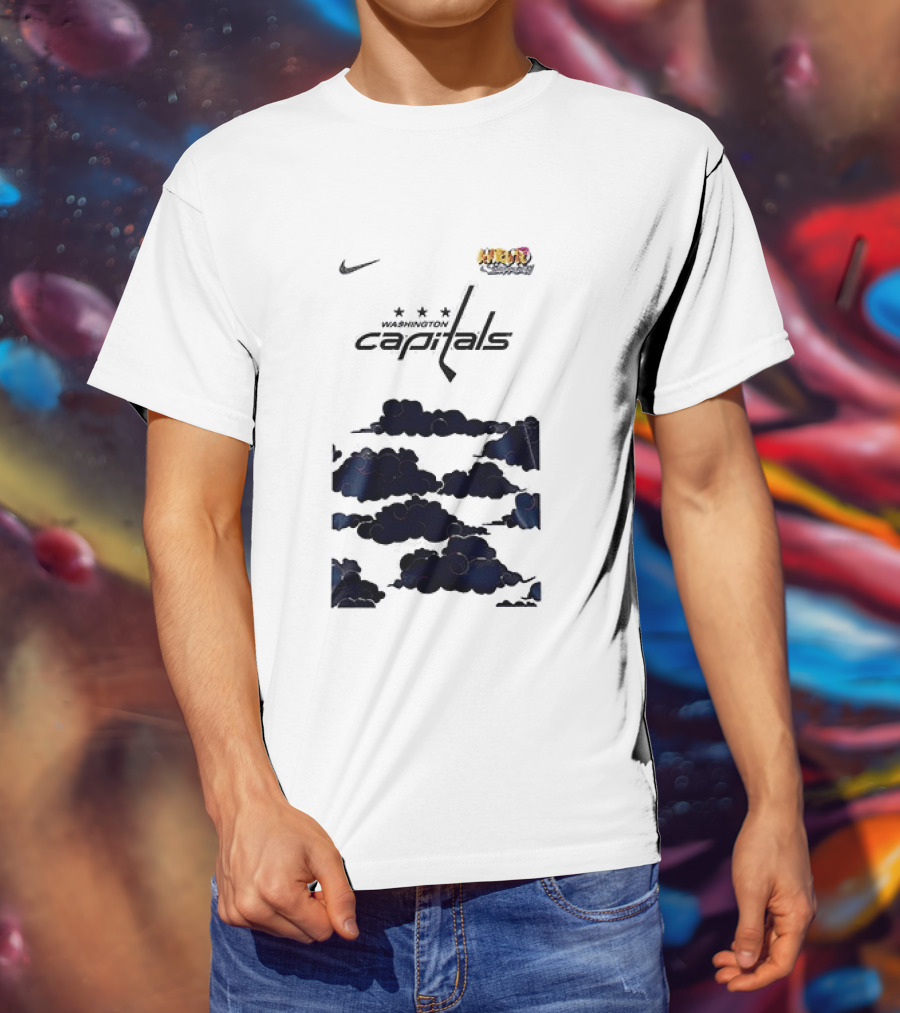 Nike Washington Capitals X Naruto Shippuden Collaboration T-Shirt