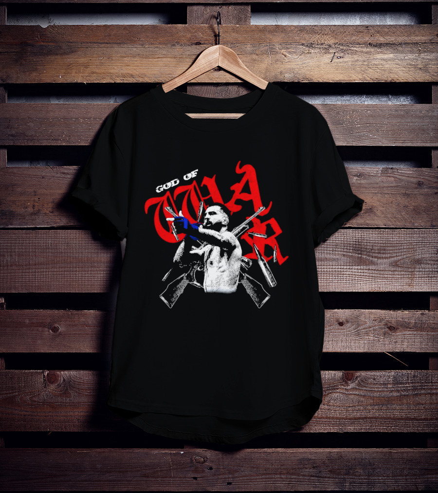 Benoît Saint Denis God Of War Guns Warrior T-Shirt