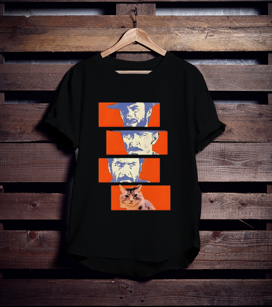 Buono Brutto Cattivo And Cat Pop T-Shirt