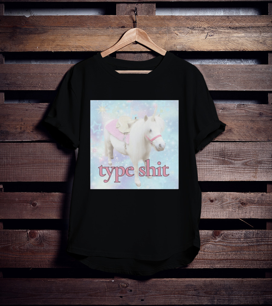 Unicorn Type Shit Pastel Starry Sky T-Shirt