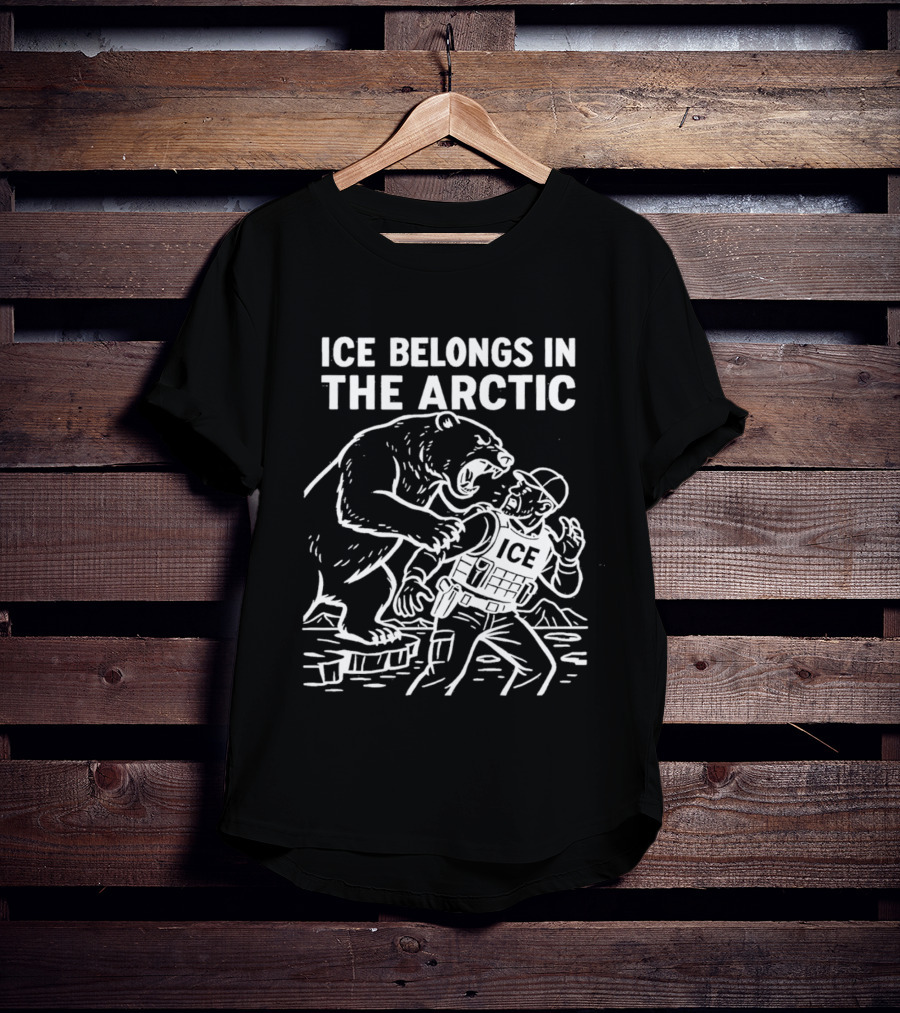 Ice Belongs In The Arctic Bear Confronts ICEбаdy T-Shirt