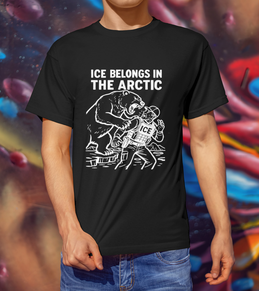 Ice Belongs In The Arctic Bear Confronts ICEбаdy T-Shirt