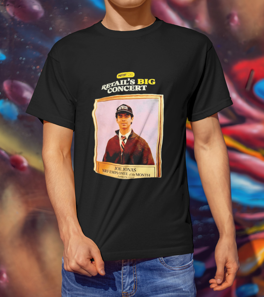 Joe Jonas NRF Employee Of The Month January 2006 Retail's Big Concert T-Shirt