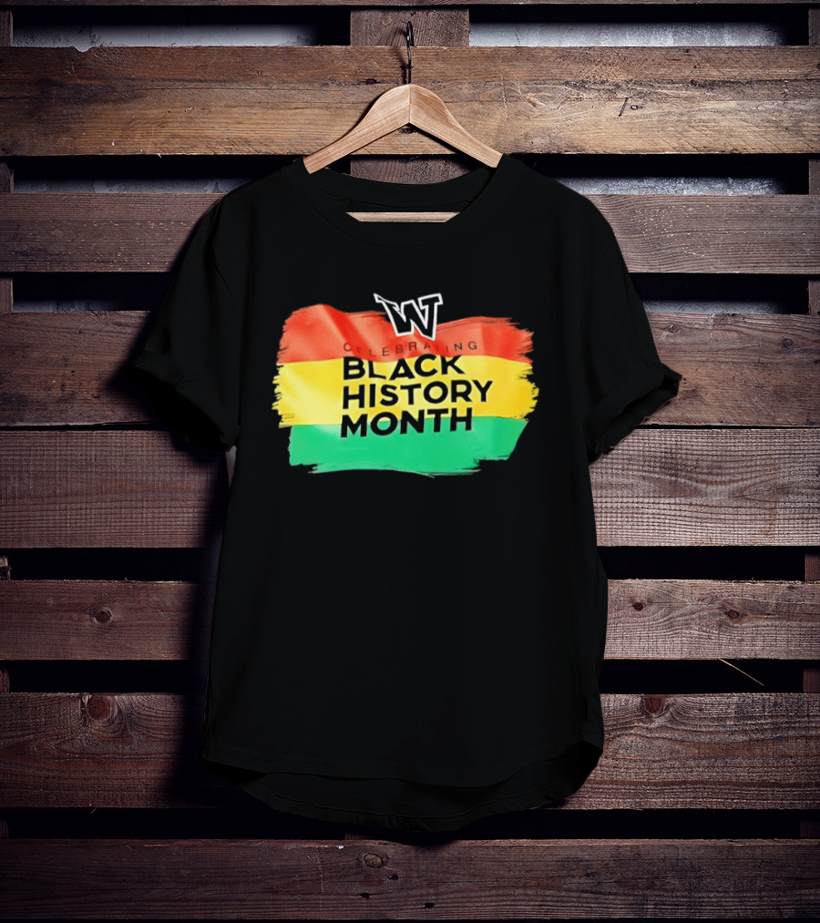Celebrating Black History Month Washington Huskies W T-Shirt