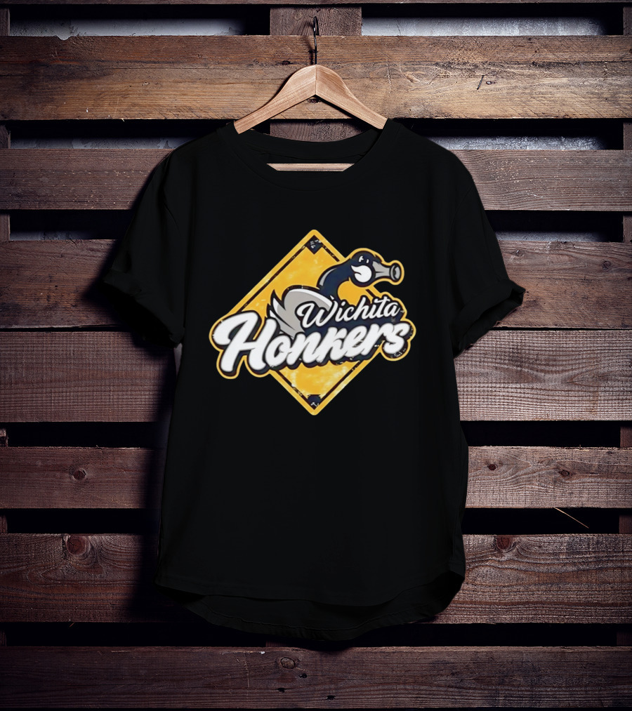 Wichita Honkers 2026 Goose Logo Diamond T-Shirt